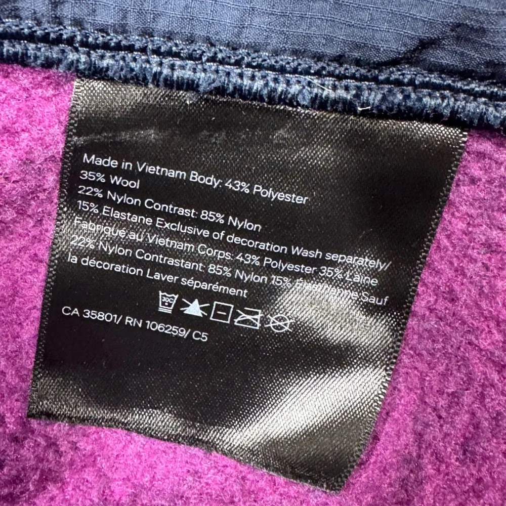 Lululemon Lab Siffra Hybrid Bomber Jacket Merino Wool Blend M4A21S Mens Large